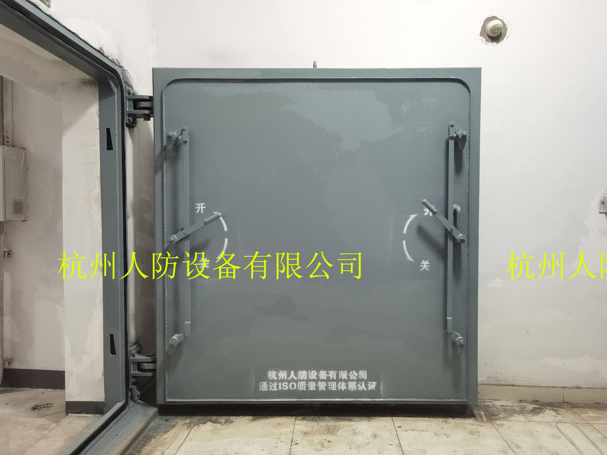 鋼結構活門檻單扇防護密閉門 