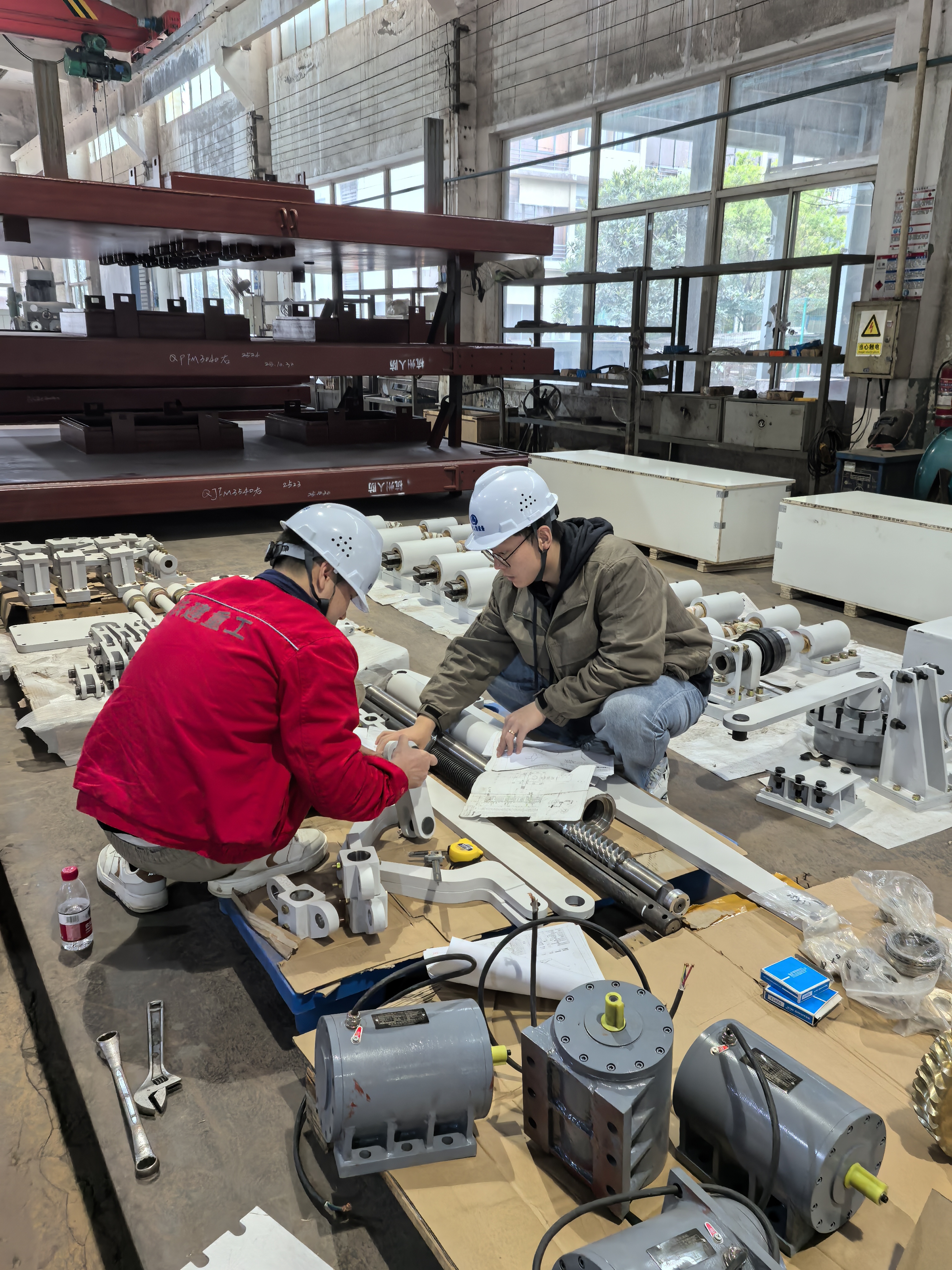 鐵建重工技術(shù)團(tuán)隊(duì)赴公司開(kāi)展質(zhì)量驗(yàn)收